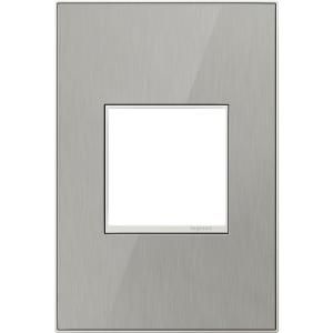 Legrand adorne 1 Gang Wall Plate   Brushed Stainless AWM1G2MS4