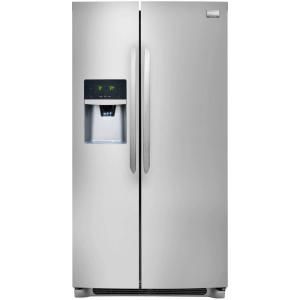 Frigidaire Gallery 26 cu. ft. Side by Side Refrigerator in Stainless Steel FGHS2655PF