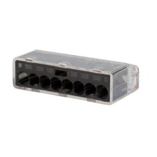Contractors Choice Black 8 Port Push In Wire Connector (40 Pack) 67255.0