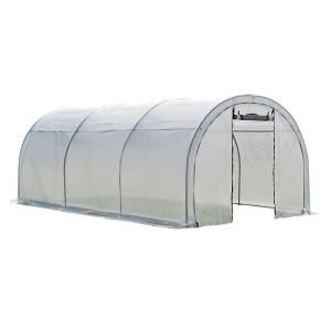ShelterLogic GrowIt 19 ft. 8 in. x 10 ft. x 8 ft. Organic Growers Pro RoundTop Greenhouse 70576