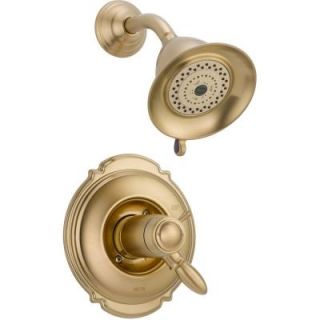 Delta Victorian 1 Handle 5 Spray Shower Faucet Trim Kit in Champagne Bronze (Valve Not Included) T17T255 CZ