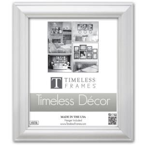Timeless Frames Brenna 1 Opening 10 in. x 13 in. White Picture Frame 78296