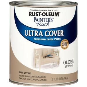 Rust Oleum Painters Touch 32 oz. Ultra Cover Gloss Almond General Purpose Paint 1994502