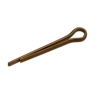 1/16 in. x 1/2 in. Brass Plated Cotter Pin (4 Pieces) 87728