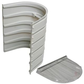 Wellcraft 5600 Egress Well Five Sections 092 Gray with Flat Polycarbonate Cover Bundle 056050960