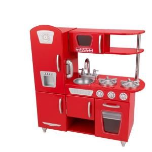 KidKraft Red Vintage Kitchen Play Set 53173