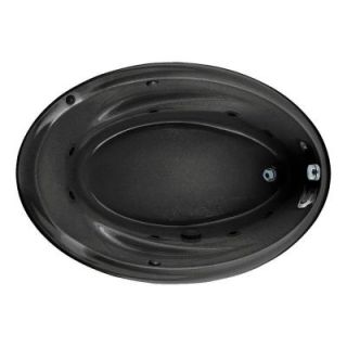 American Standard Savona Oval EverClean 5 ft. Whirlpool Tub in Black DISCONTINUED 2903.018WC.178