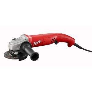 Milwaukee 11 Amp 4.5 in. Small Angle Grinder with Lock on Trigger Grip 6121 30