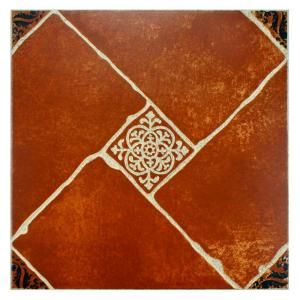 Merola Tile Aranjuez Cotto 17 3/4 in. x 17 3/4 in. Ceramic Floor and Wall Tile (15.75 sq. ft. / case) FCC18AZC