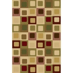 Natco Interlude Sloane Red 7 ft. 10 in. x 9 ft. 10 in. Area Rug 8814RD80