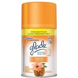 Glade 5.2 oz. Hawaiian Breeze Touch Odor Solutions Automatic Spray Refill (6 Pack) 71777