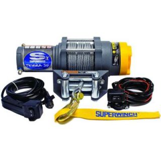 Superwinch Terra Series 35SR 12 Volt ATV Winch with Hawse Fairlead and Synthetic Rope 1135230