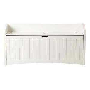 Home Decorators Collection Madison White 48 in. W Lift Top Storage Bench 7825920410