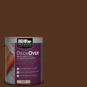 BEHR Premium DeckOver 1 gal. #SC 123 Valise Wood and Concrete Paint 500001