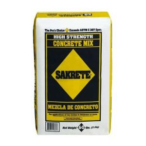 SAKRETE 60 lb. Gray Concrete Mix 65200940
