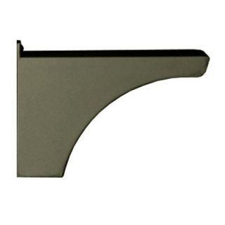 Architectural Mailboxes Decorative Aluminum Post Side Support Bracket in Bronze 5512Z