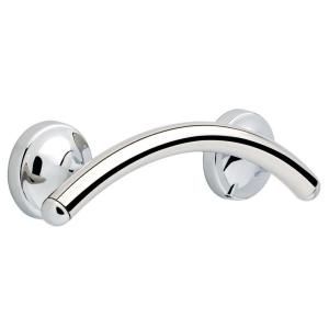 Traditional Curved 8 8/9 in. x 7/8 in. Concealed Screw Assist Bar in Polished Chrome DF705PC