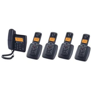 Motorola DECT 6.0 Corded and Cordless Phone with 1 Corded Handset and 4 Cordless Handsets DISCONTINUED MOTO L705CM