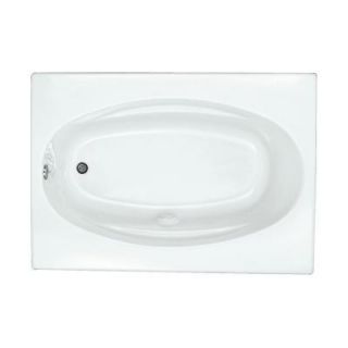 KOHLER ProFlex 5 ft. Reversible Drain Acrylic Drop in Soaking Tub in White K 1127 0