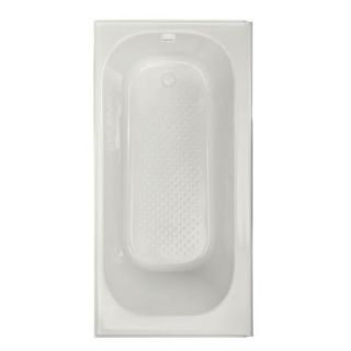 American Standard Acrylux 5 ft. Right Drain Soaking Tub in White DISCONTINUED 6030Y1102.020