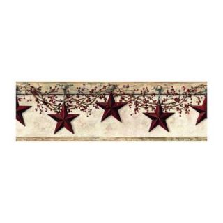 York Wallcoverings 7.5 in. Hanging Star Border HK4664BD