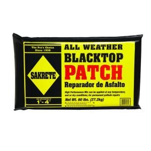 SAKRETE 60 lb. Black All Weather Blacktop Patch 60450001