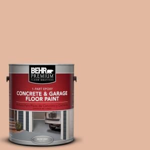 BEHR Premium 1 Gal. #PFC 07 Michel Rose 1 Part Epoxy Concrete and Garage Floor Paint 90001