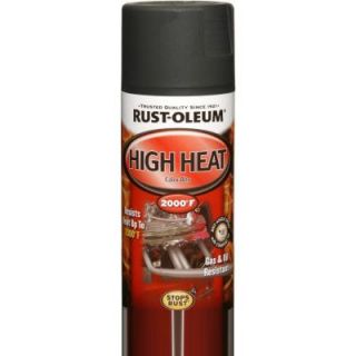 Rust Oleum Automotive 12 oz. High Heat Enamel Flat Black Spray Paint 248903