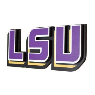 StukUps 14 in. x 6 in. Louisiana State University 3D Team Logo Sign LS 3D1