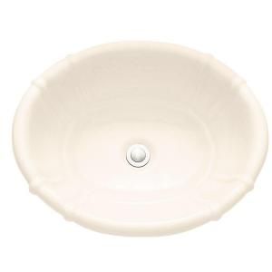 American Standard Ceramica Decorativa Self Rimming Bathroom Sink in Linen 0544.000.222