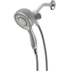 Delta In2ition Two in One 5 Spray Wall Mount Handshower in Chrome 75580D