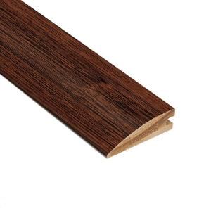 Home Legend Brushed Horizontal Rainforest 3/8 in. Thick x 2 in. Wide x 78 in. Length Bamboo Hard Surface Reducer Molding HL606HSR