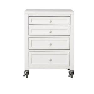 Home Decorators Collection Craft Space 21 in. W Picket Fence 4 Drawer Cart 1606100400