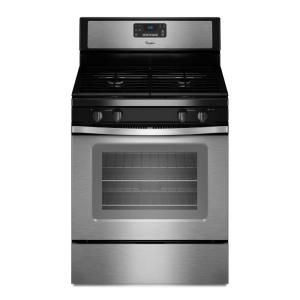 Whirlpool 5.0 cu. ft. Gas Range with Self Cleaning Oven in Stainless Steel WFG520S0AS