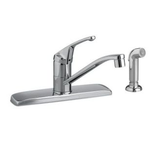 American Standard Colony Single Handle Side Sprayer Kitchen Faucet in Polished Chrome 4175.201.002
