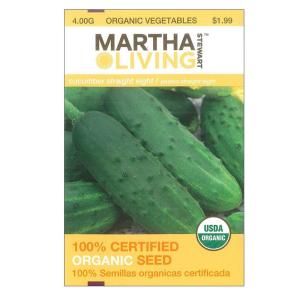 Martha Stewart Living 4 Gram Cucumber Straight Eight Seed 3911