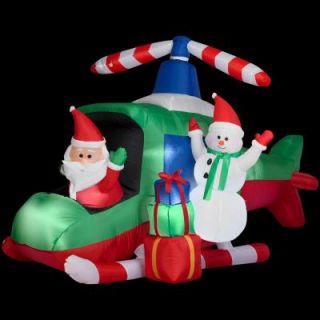 Home Accents Holiday 7 ft. Airblown Animated Helicopter 83408