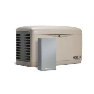 KOHLER 14,000 Watt Standby Generator with 200 Amp Whole House Automatic Transfer Switch 14RESAL 200