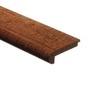 Zamma Caramel Straw 3/8 in. Thick x 2 3/4 in. Wide x 94 in. Length Hardwood Stair Nose Molding 01438108942523