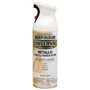 Rust Oleum Universal 11 oz. All Surface Metallic Pearl Mist Spray Paint and Primer in One 261411