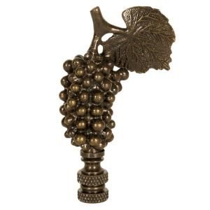 Mario Industries Fruit of the vine single oil rubbed bronze lamp finial DISCONTINUED B294A