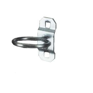 LocHook 1 1/8 in. Single Ring 1/2 in. I.D. Zinc Plated Steel Tool Holder for LocBoard (5 Pack) 54105.0