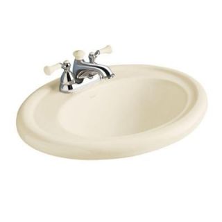 American Standard Standard Collection Self Rimming Bathroom Sink in Linen 0293.004.222