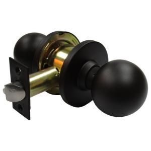 Arctek 2 3/4 in. Cylindrical Ball Passage Knob with Latch in Oil Rubbed Bronze C3X63B 234