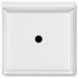 Aquatic 36 in. x 36 in. x 6 in. Composite Shower Base in White 3636CPAN WH
