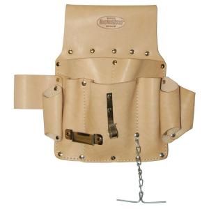 Bucket Boss Saddle Leather Electricians Pouch 55115