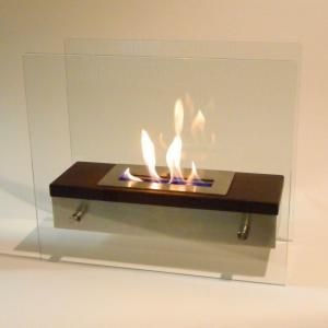 Nu Flame Foreste Ardore Tabletop Decorative Bio Ethanol Fireplace NF T2FOA