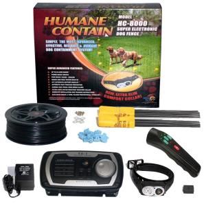 High Tech Pet Humane Contain 40 Acre In Ground Electronic Fence & Sonic Trainer Combo HC8 PT
