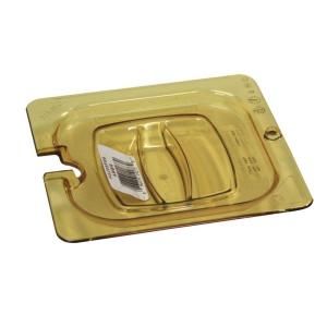Rubbermaid Commercial Products Hot Food Pan Cover with Peg Hole, 1/6 Size RCP 208P 23 AMB