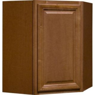 Hampton Bay 24x30x24 in. Diagonal Wall Cabinet in Cambria Harvest KWD2430 CHR